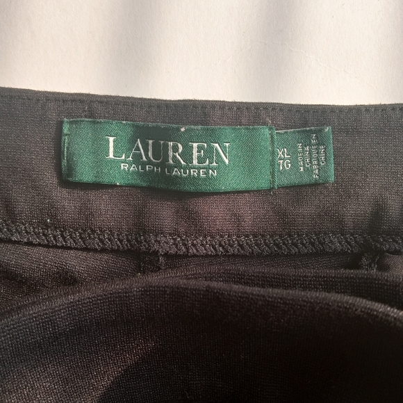 Lauren Ralph Lauren Black Ankle Casual Business Attire Pants - Picture 3 of 5